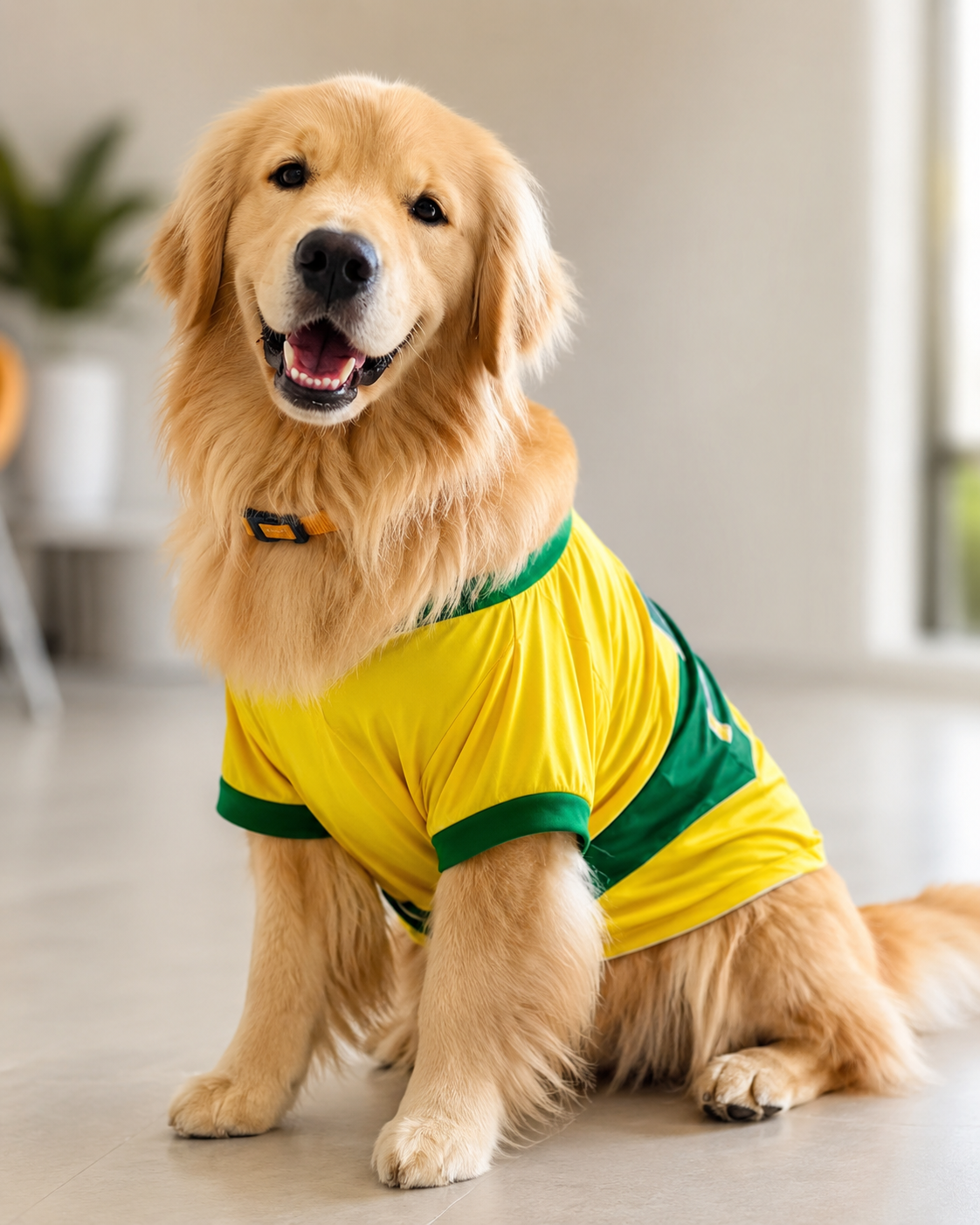 Habib, cão coterapeuta da raça Golden Retriever