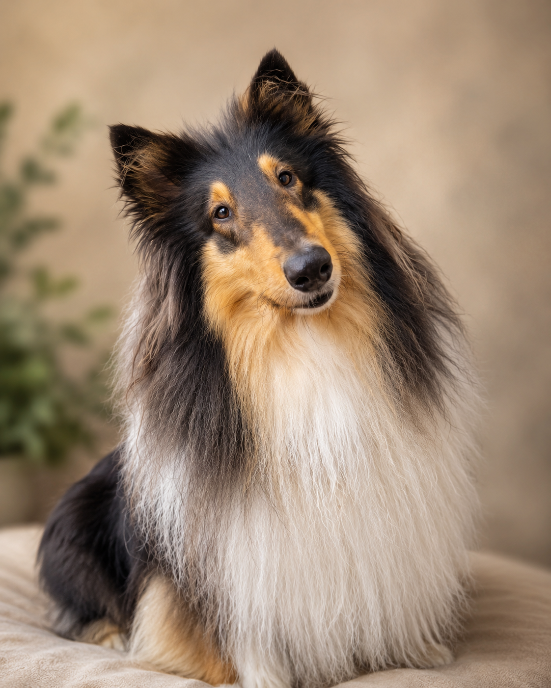 Lessie, cão coterapeuta da raça Collie